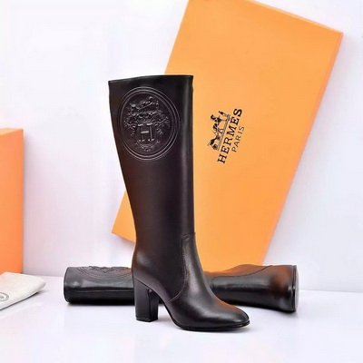 HERMES Knee-high boots Women--012